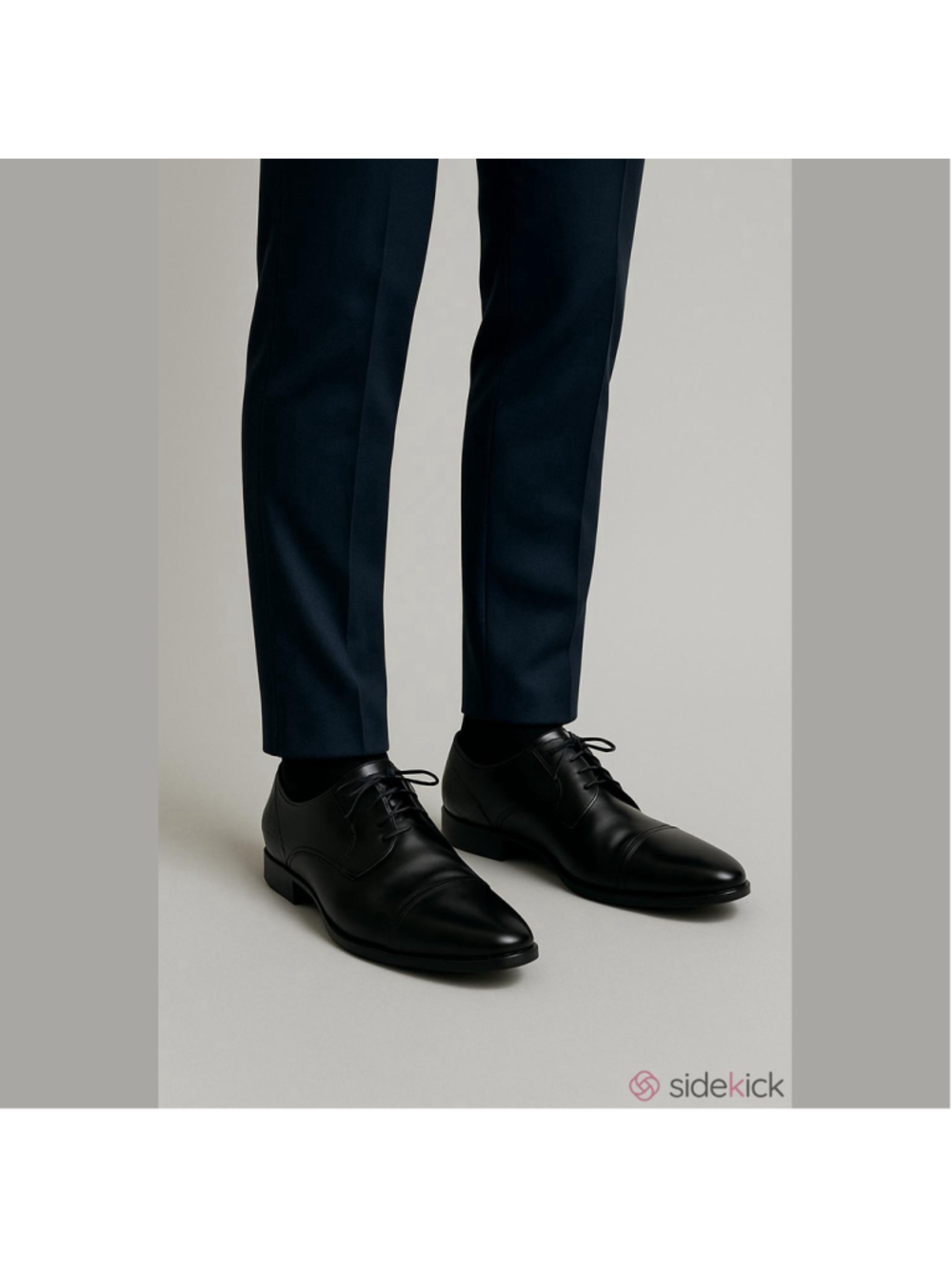 Kenneth Cole Unlisted Lesson Plan Black Cap Toe Oxford Shoes Mens Size 9.5